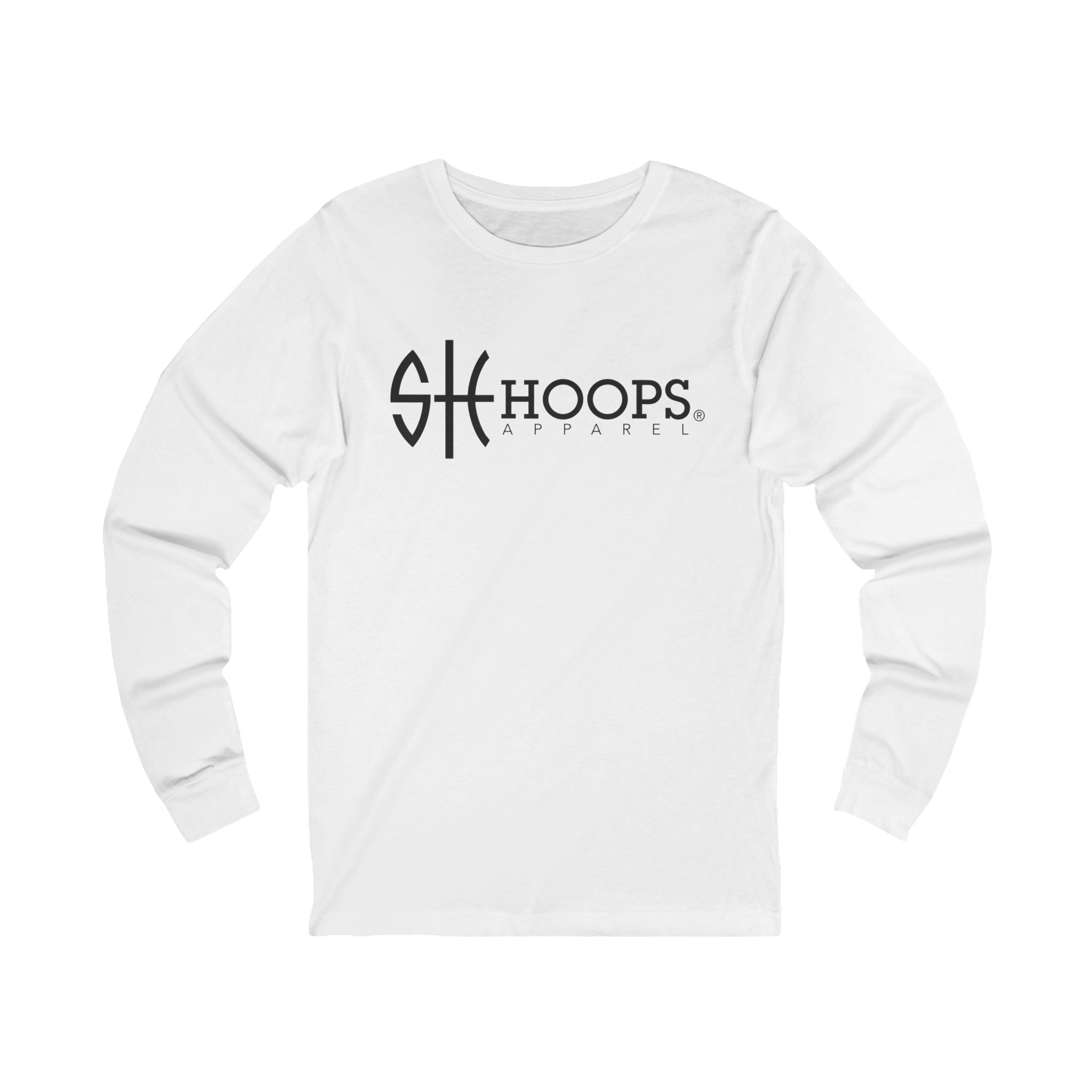 She Hoops® Long Sleeve Crewneck Tee